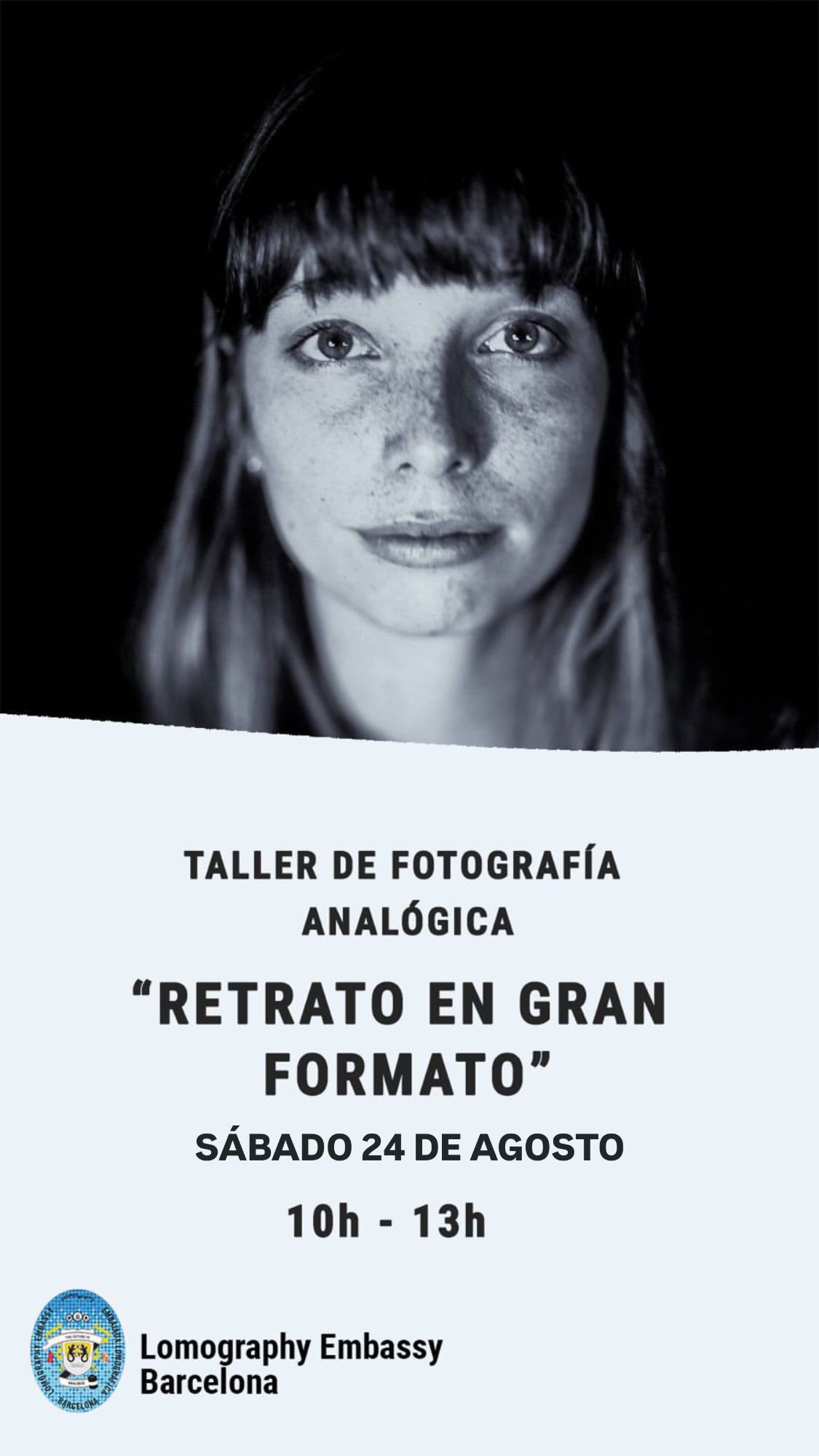 Retrat en Gran Format a Cameras & Films — Agost 2024