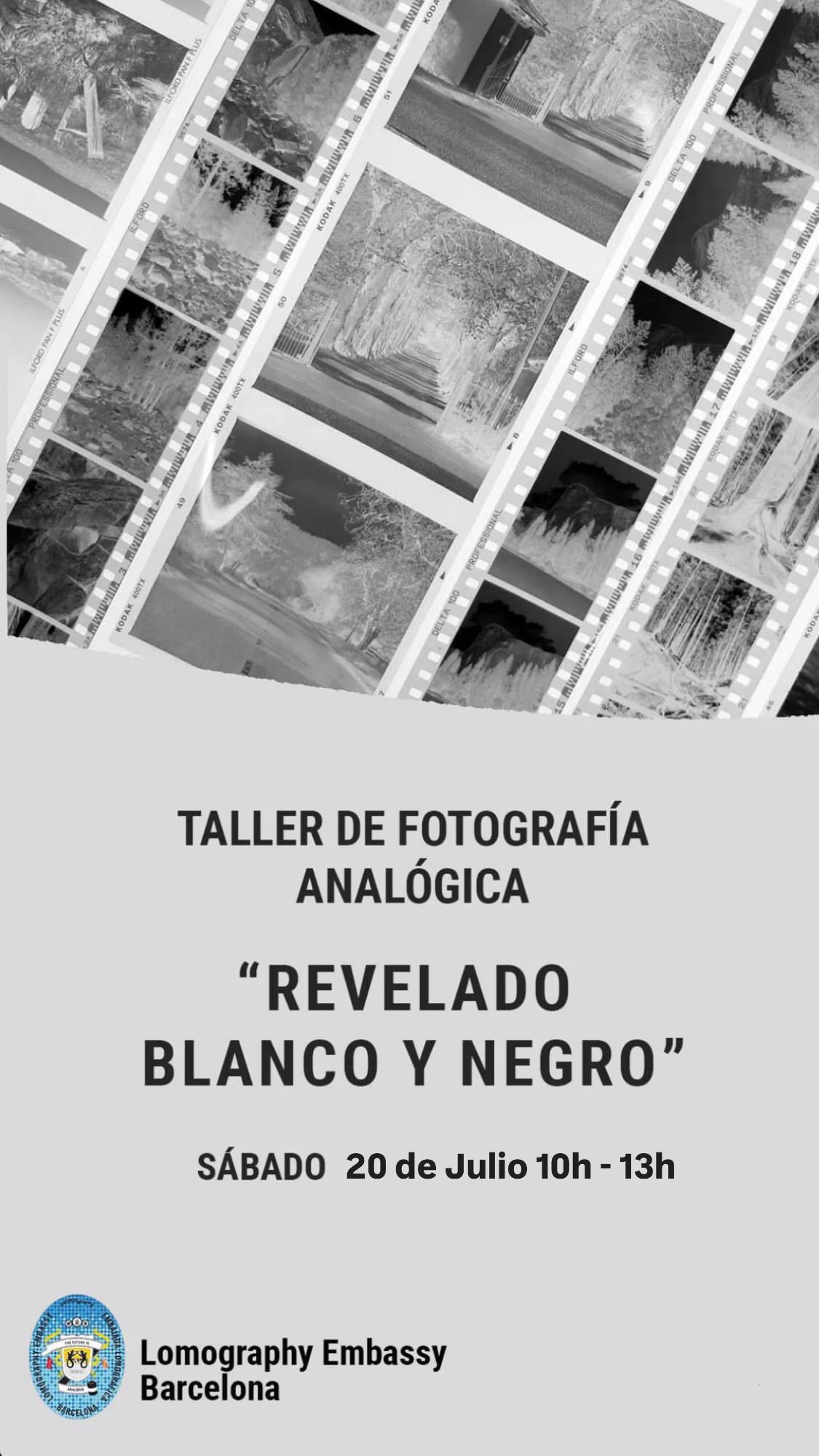 Taller de revelat a Cameras & Films — Juliol 2024